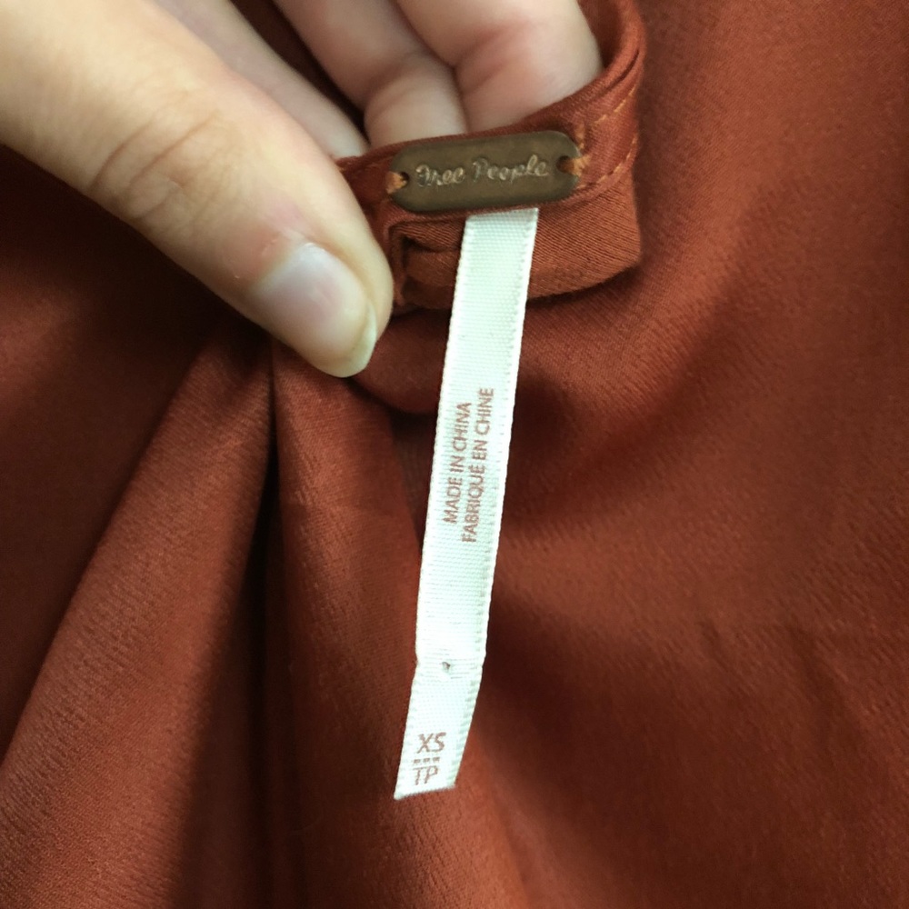 Satin Free People midi dress - Picture 5 of 8